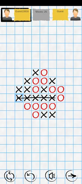 Tic Tac Toe Online: Mega XO  [МОД Unlimited Money] Screenshot 1