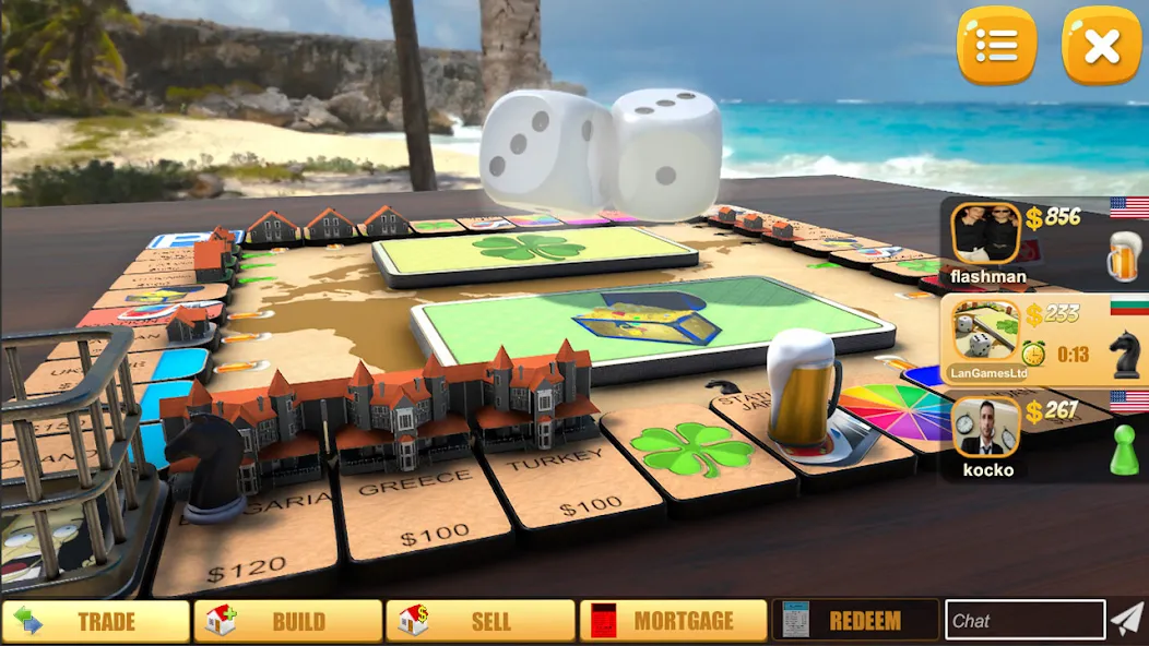 Rento - Dice Board Game Online  [МОД Бесконечные деньги] Screenshot 1