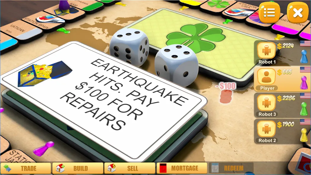 Rento - Dice Board Game Online  [МОД Бесконечные деньги] Screenshot 3