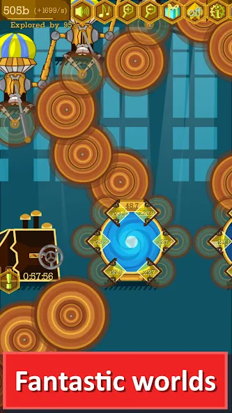 Steampunk Idle Gear Spinner (Стеампанк Идл Спиннер Фабрика)  [МОД Много денег] Screenshot 5