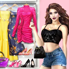 Взломанная Fashion Stylist: Dress Up Game  [МОД Все открыто] - последняя версия apk на Андроид