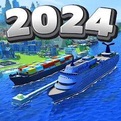 Скачать взлом Sea Port: Cargo Boat Tycoon (Си Порт)  [МОД Много денег] - полная версия apk на Андроид