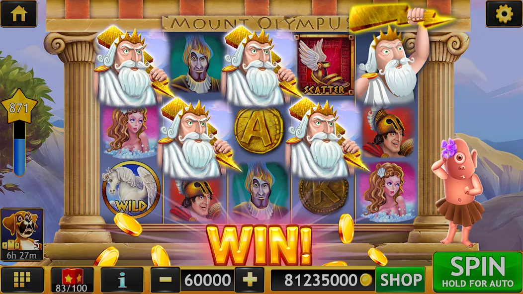 Vegas Slots Galaxy (Вегас Слотс Гэлэкси)  [МОД Menu] Screenshot 1