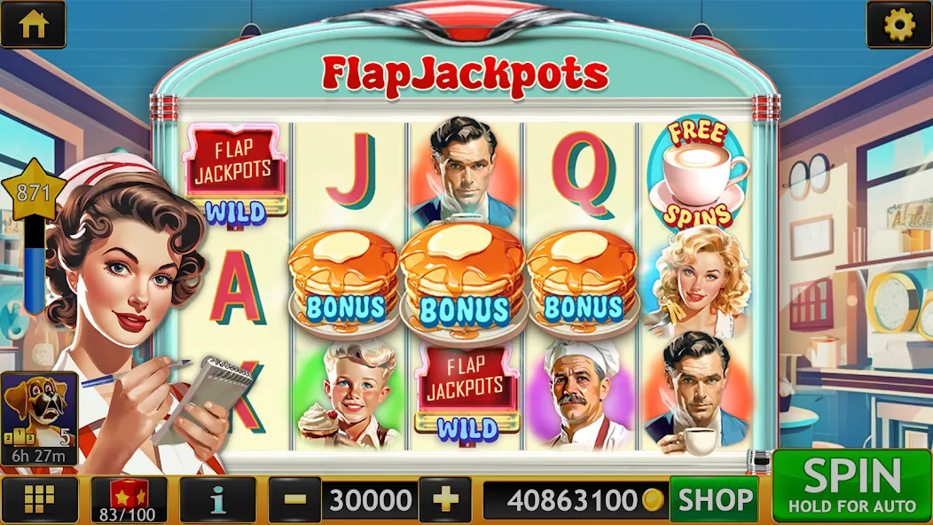 Vegas Slots Galaxy (Вегас Слотс Гэлэкси)  [МОД Menu] Screenshot 3