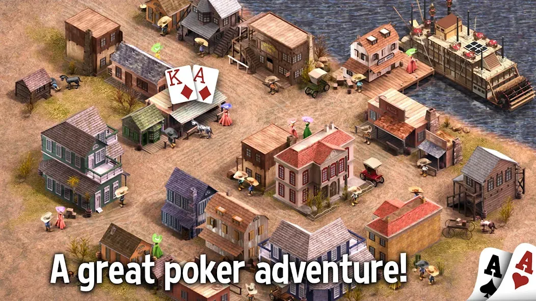 Governor of Poker 2 - Offline  [МОД Много монет] Screenshot 3