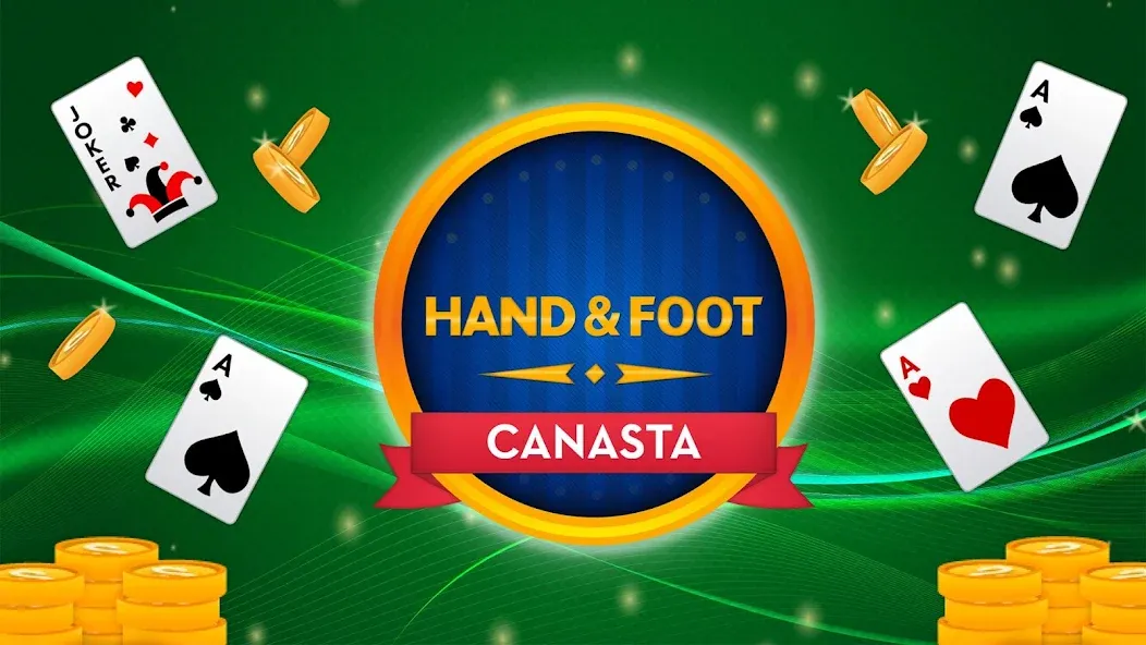 Hand and Foot Canasta  [МОД Меню] Screenshot 1