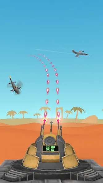 Air Defense: Airplane Shooting (Эйр Дефенс)  [МОД Бесконечные монеты] Screenshot 2