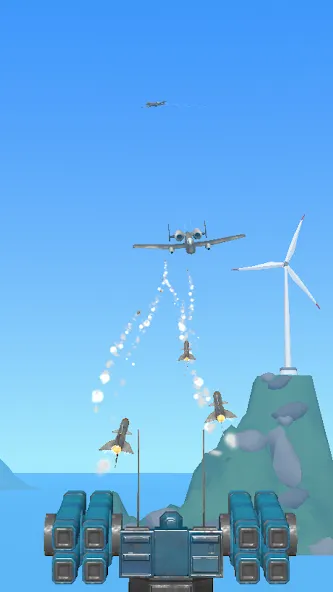 Air Defense: Airplane Shooting (Эйр Дефенс)  [МОД Бесконечные монеты] Screenshot 3