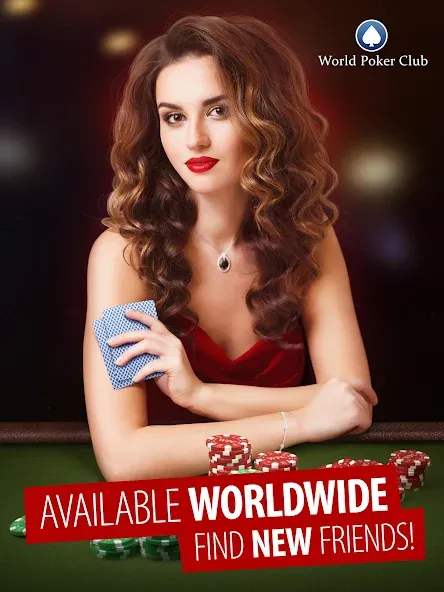 Poker Games: World Poker Club (Покер Гейм)  [МОД Unlimited Money] Screenshot 1