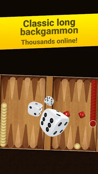 Backgammon Long Arena  [МОД Unlimited Money] Screenshot 1