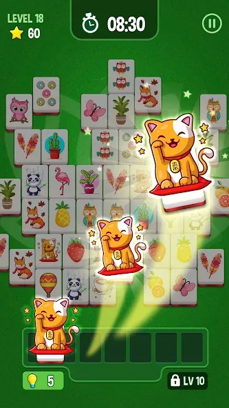 Mahjong Triple 3D -Tile Match (Маджонг Трипл 3Д)  [МОД Menu] Screenshot 3