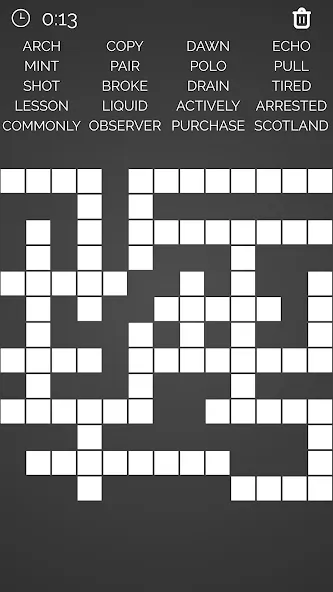 Crossword : Word Fill  [МОД Бесконечные монеты] Screenshot 3