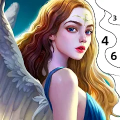 Взлом Angel & Devil Paint by Number  [МОД Unlocked] - стабильная версия apk на Андроид