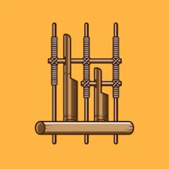 Взлом Angklung Instrument (Ангклунг инструмент)  [МОД Unlocked] - последняя версия apk на Андроид