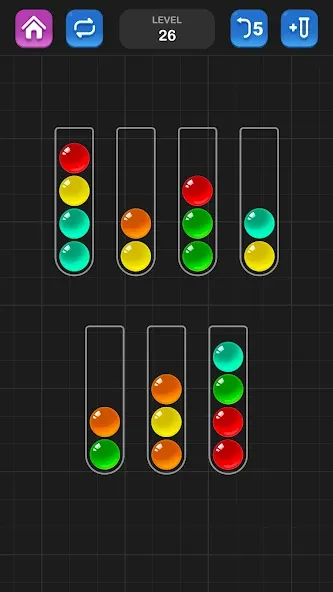 Ball Sort Puzzle - Color Game  [МОД Unlimited Money] Screenshot 1