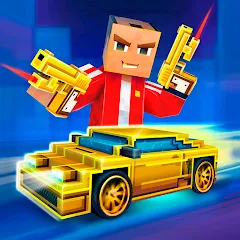 Взломанная Block City Wars: Pixel Shooter (Блок Сити Варс)  [МОД Unlimited Money] - стабильная версия apk на Андроид