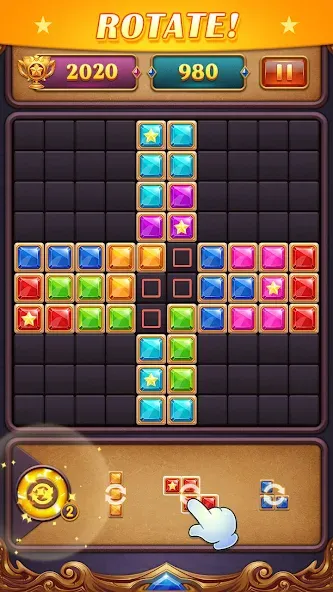 Block Puzzle: Diamond Star  [МОД Unlocked] Screenshot 5