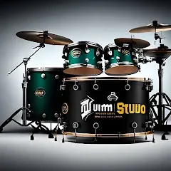 Скачать взломанную Drum Studio: Bateria Virtual (Драм студио)  [МОД Menu] - стабильная версия apk на Андроид