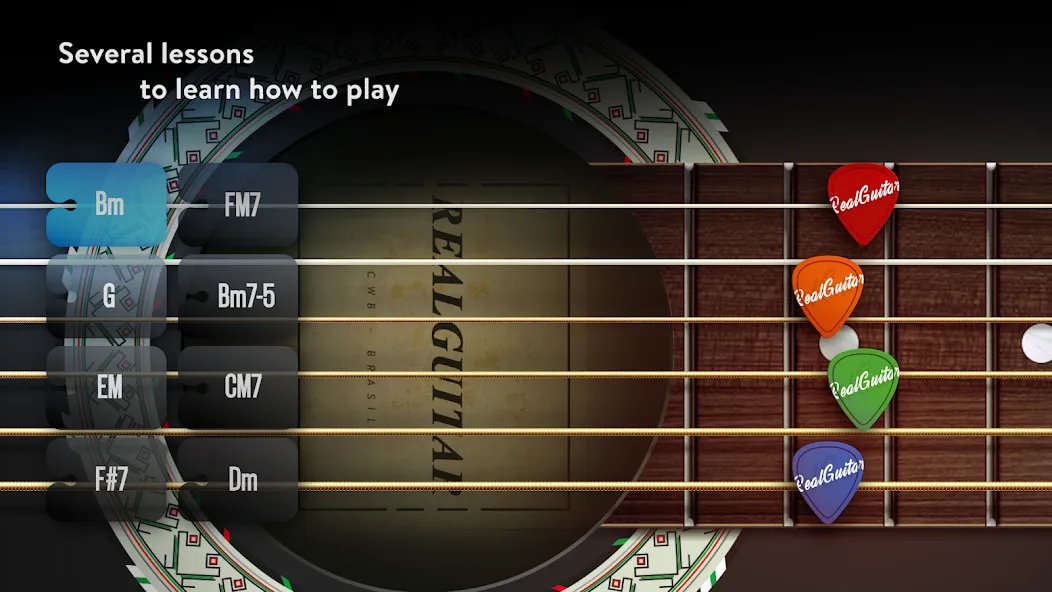 Real Guitar: lessons & chords (Реал Гитар)  [МОД Unlimited Money] Screenshot 2