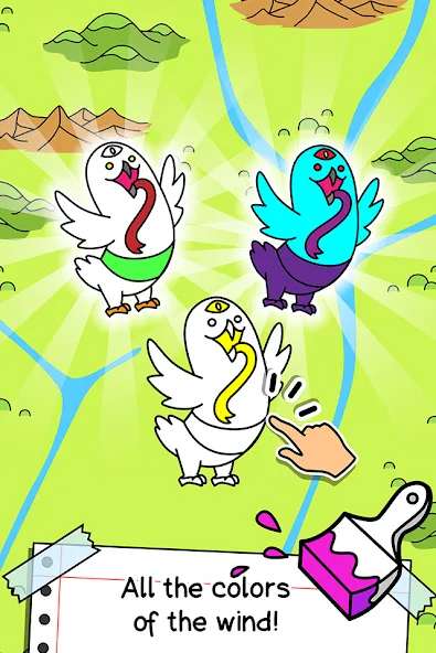 Birds Evolution: Merge Game (Брдс Эволюшн)  [МОД Много монет] Screenshot 3