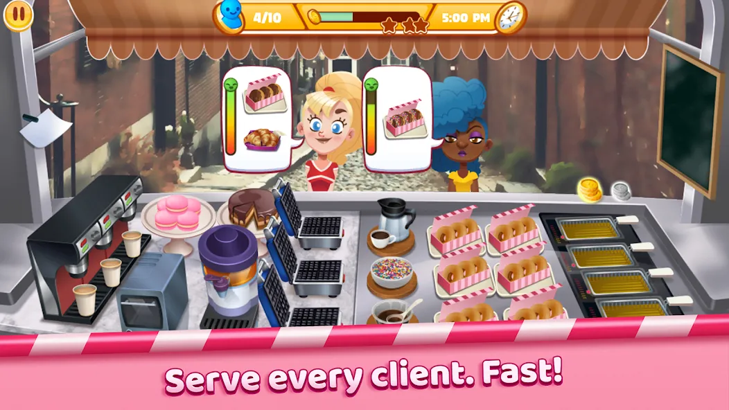 Boston Donut Truck: Food Game (Бостонский Донат Трак)  [МОД Unlocked] Screenshot 2