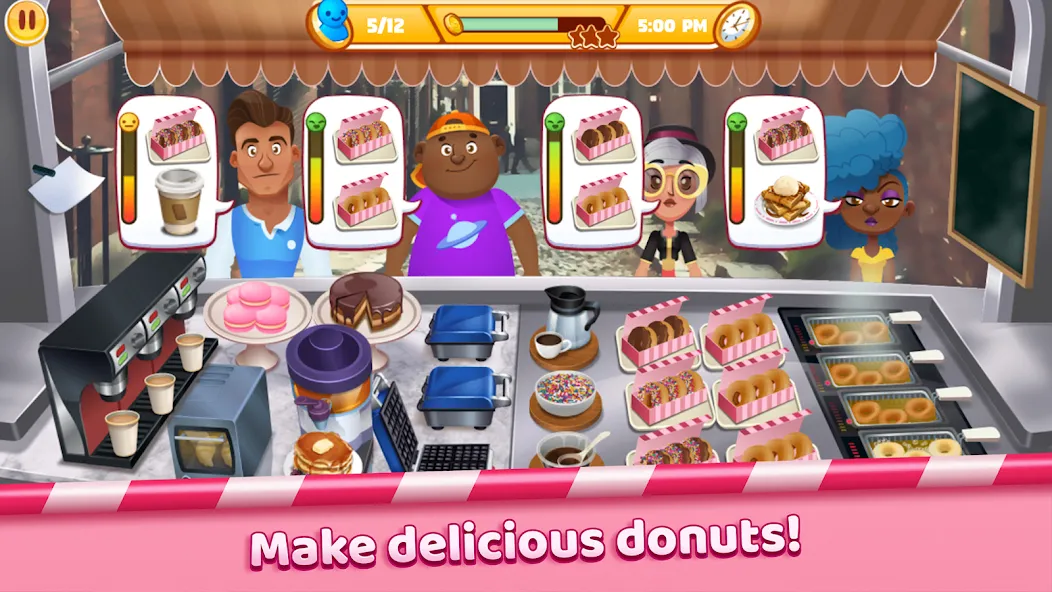 Boston Donut Truck: Food Game (Бостонский Донат Трак)  [МОД Unlocked] Screenshot 5