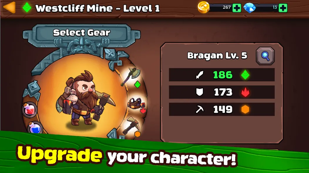 Mine Quest 2: RPG Mining Game (Мине Квест 2)  [МОД Много денег] Screenshot 3