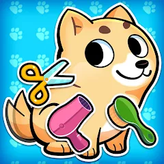 Взломанная My Virtual Pet Shop: Animals (Мой Виртуальный Зоомагазин)  [МОД Mega Pack] - последняя версия apk на Андроид