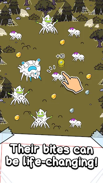 Spider Evolution: Idle Game (Спайдер Эволюшн)  [МОД Бесконечные деньги] Screenshot 2