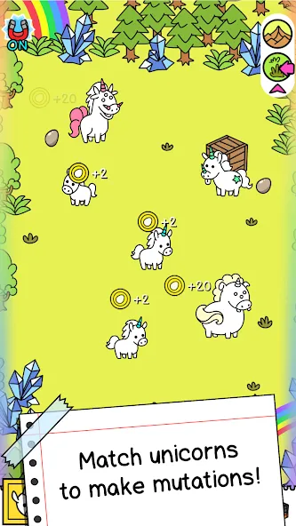 Unicorn Evolution: Idle Catch (Юникорн Эволюшн)  [МОД Mega Pack] Screenshot 2