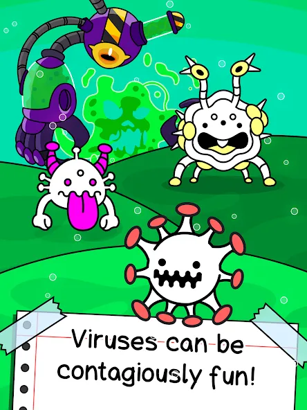 Virus Evolution: Merge Game (Вирус Эволюшн)  [МОД Бесконечные деньги] Screenshot 5