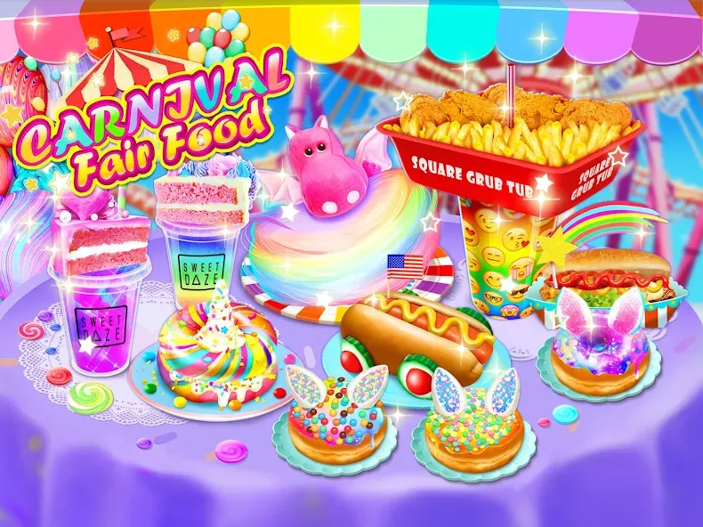 Unicorn Chef Games for Teens (Юникорн Шеф Игры для Подростков)  [МОД Бесконечные монеты] Screenshot 1