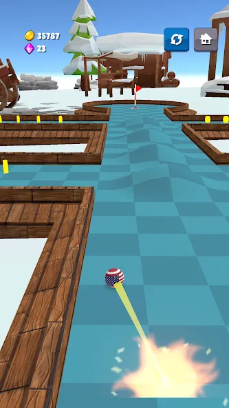 Mini Golf Game - Putt Putt 3D (Мини Гольф Челлендж)  [МОД Mega Pack] Screenshot 3