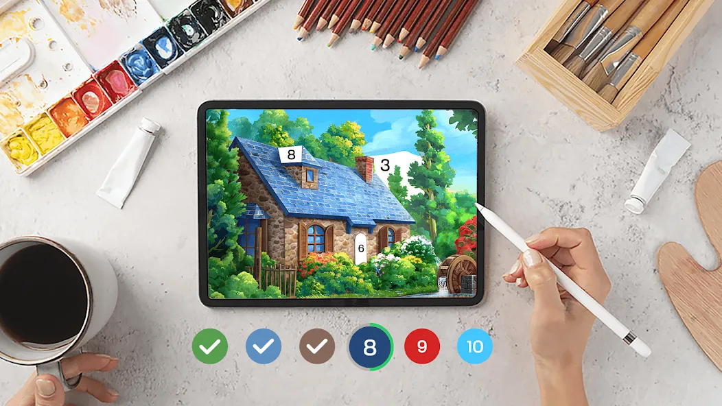 Tap Color Pro: Color By Number (Тап Колор Про)  [МОД Много монет] Screenshot 1