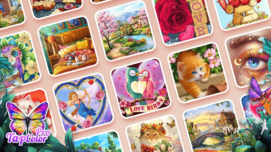 Tap Color Pro: Color By Number (Тап Колор Про)  [МОД Много монет] Screenshot 3