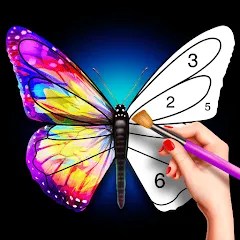 Взломанная Tap Color Pro: Color By Number (Тап Колор Про)  [МОД Много монет] - последняя версия apk на Андроид