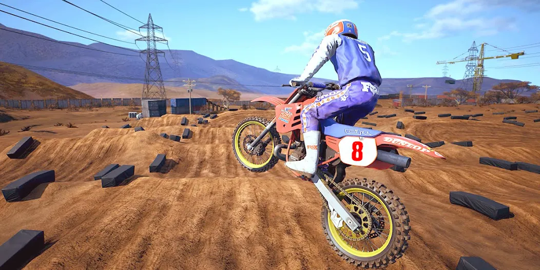 Dirt MX Bikes KTM Motocross 3D (Дирт МХ Байкс КТМ Мотокросс 3Д)  [МОД Бесконечные монеты] Screenshot 3