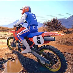 Скачать взломанную Enduro Motocross Dirt MX Bikes (Эндуро Мотокросс Грязь МХ Мотоциклы)  [МОД Mega Pack] - последняя версия apk на Андроид