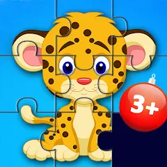 Скачать взломанную Kids puzzles - 3 and 5 years  [МОД Mega Pack] - полная версия apk на Андроид