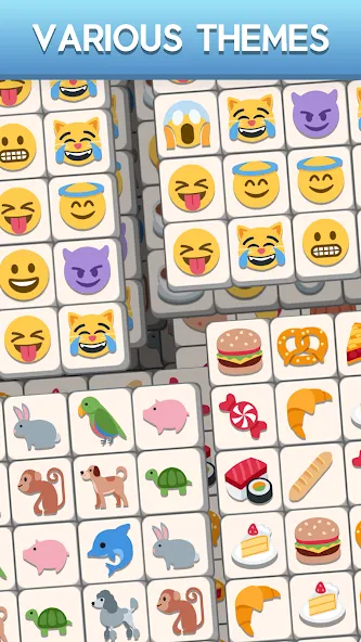 Tile Match Emoji -Triple Tile (Тил Матч Эмоджи)  [МОД Бесконечные монеты] Screenshot 4