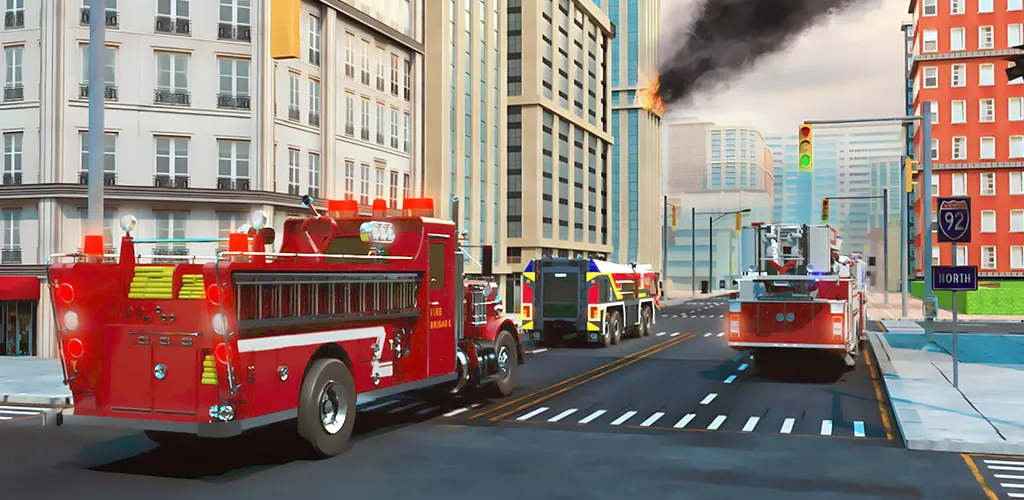 Real Firefighter 3D Simulator (Реальный Пожарник 3D Симулятор)  [МОД Mega Pack] Screenshot 3