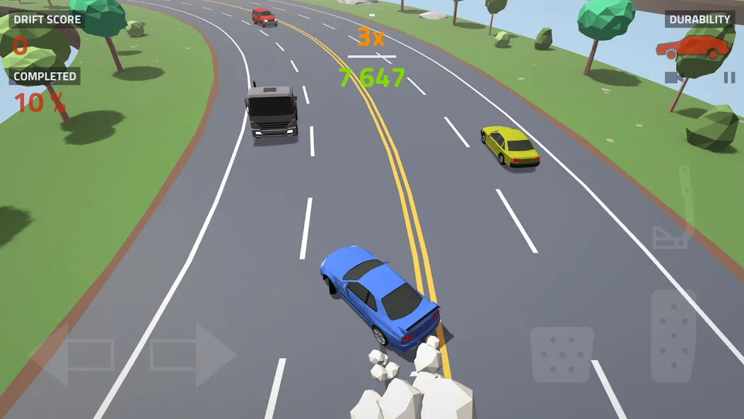 Polygon Drift: Traffic Racing (Полигон Дрифт)  [МОД Все открыто] Screenshot 5