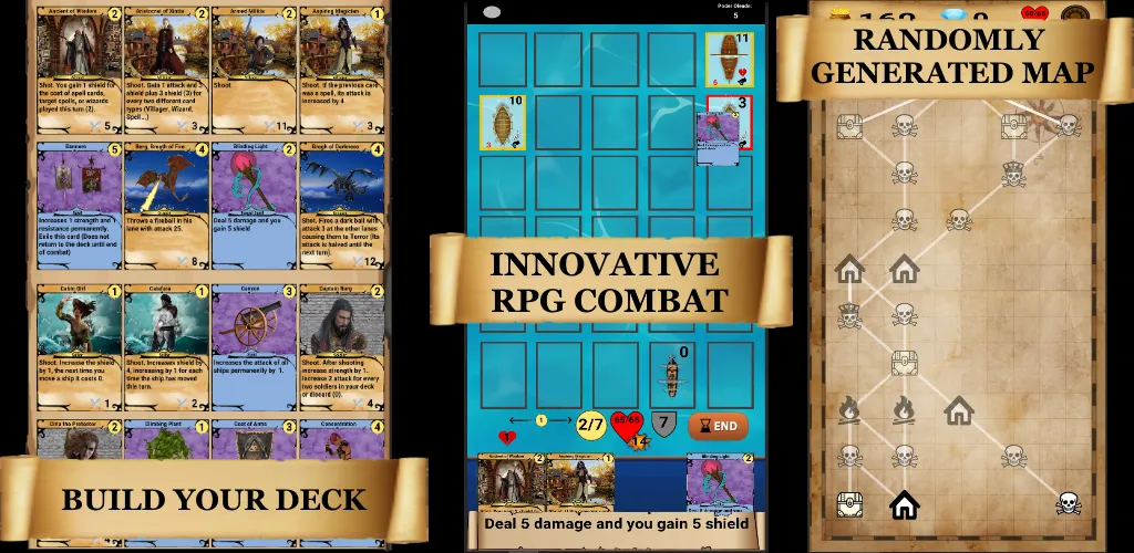 RogueShip - RPG Roguelike Card (РоугеШип)  [МОД Menu] Screenshot 2
