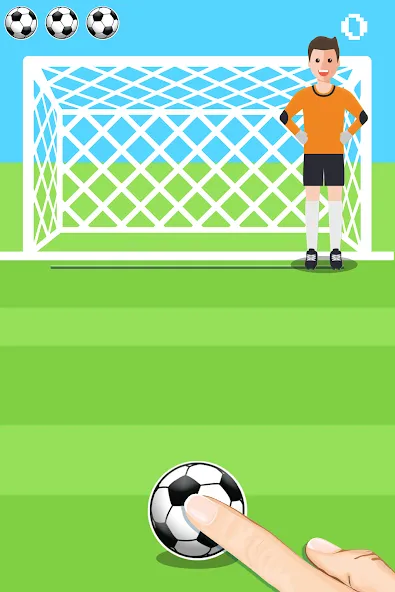 Penalty Shootout Game Offline (Пенальти игра без подключения к интернету)  [МОД Много денег] Screenshot 1