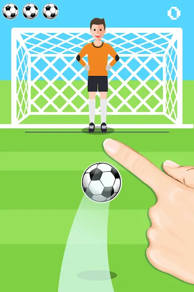 Penalty Shootout Game Offline (Пенальти игра без подключения к интернету)  [МОД Много денег] Screenshot 2