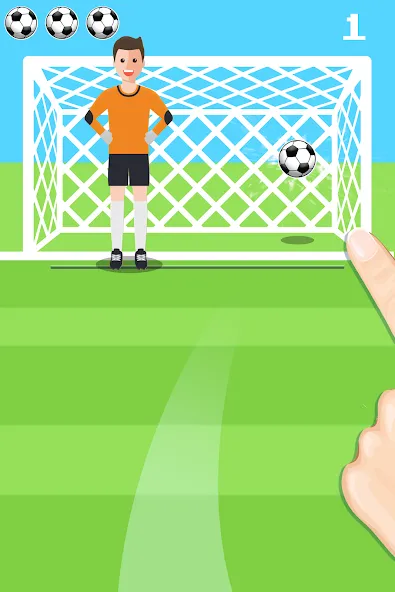 Penalty Shootout Game Offline (Пенальти игра без подключения к интернету)  [МОД Много денег] Screenshot 3