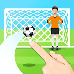 Взлом Penalty Shootout Game Offline (Пенальти игра без подключения к интернету)  [МОД Много денег] - последняя версия apk на Андроид