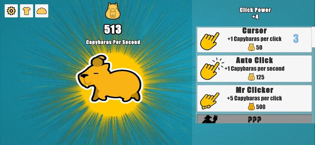 Capybara Clicker (Капибара Кликер)  [МОД Unlimited Money] Screenshot 1