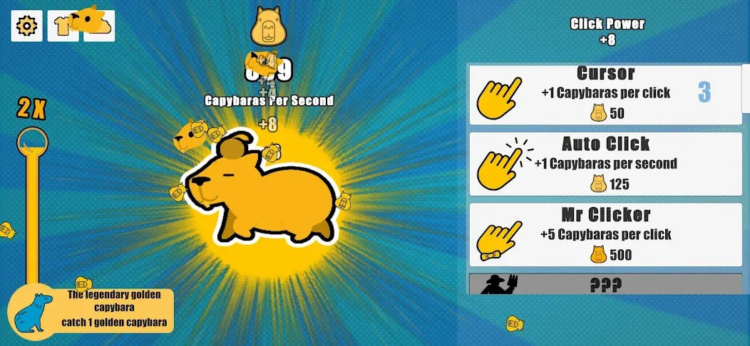 Capybara Clicker (Капибара Кликер)  [МОД Unlimited Money] Screenshot 2