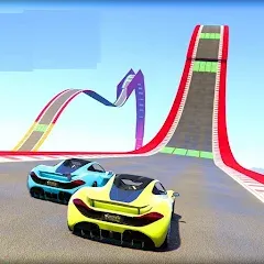 Взлом Mega Ramp Car Offline Games  [МОД Меню] - полная версия apk на Андроид